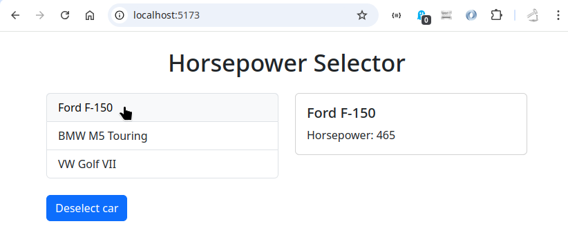 horsepower-selector-app