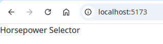 horsepower-selector-start-empty-bootstrap